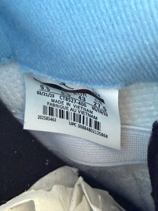 Air Jordan 4 Retro University Blue 43