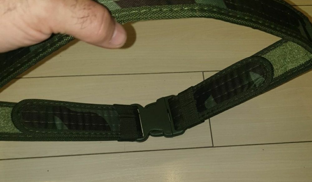 Centura militara camuflaj deschidere rapida și reglare prin velcro