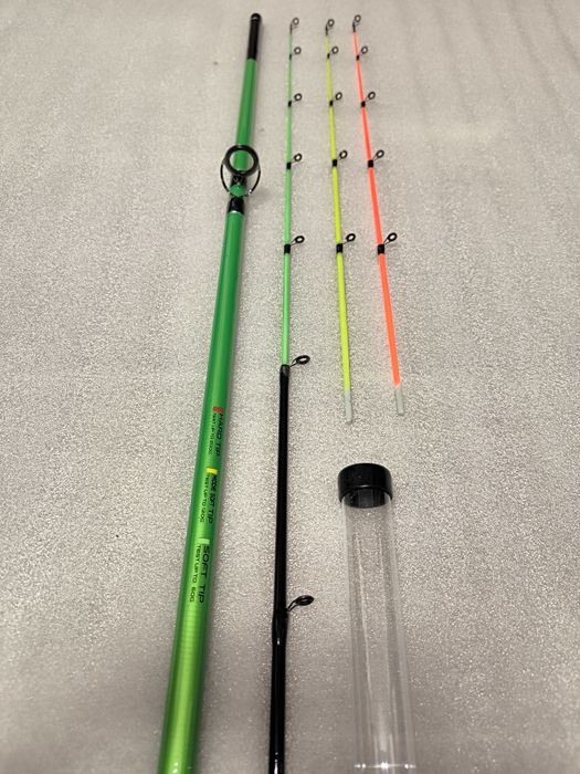 SET 3 Lansete Feeder Dunare FL AQUA FORCE 200g 3.00m + 3 Mulinete QC50