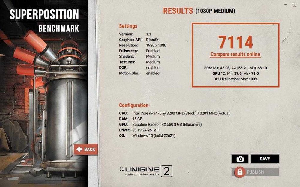 Видеокарта AMD Radeon RX 470 Sapphire Nitro OC 8GB 256BIT GDDR5