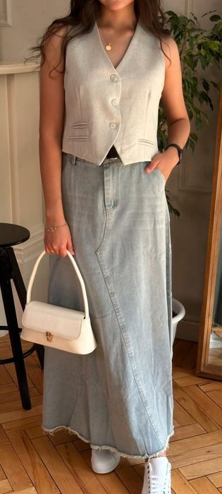 Джинсовая юбка женская