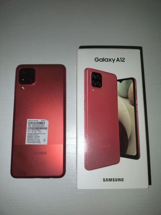 Продается телефон Samsung Galaxy A 12, 64 gb