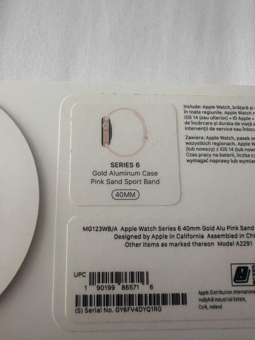 Vand Apple Smartwatch Gold