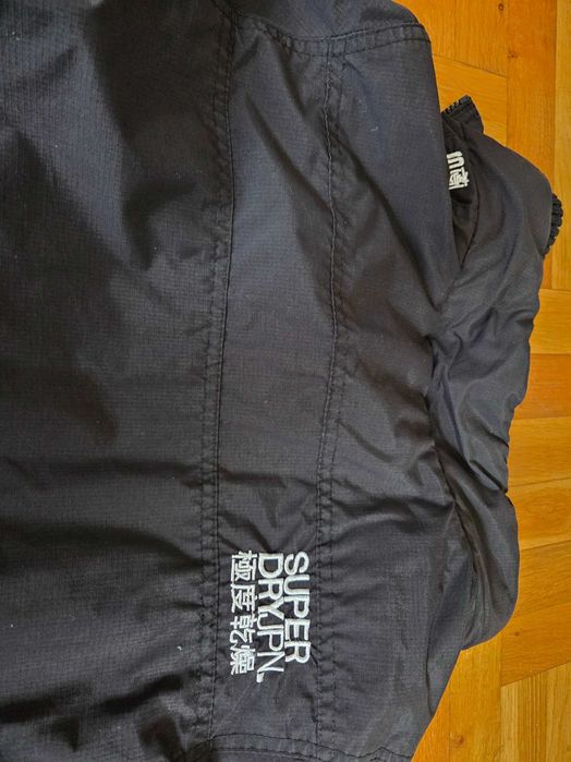 Дамско яке Superdry Супердрай the windcheater размер S цвят черен