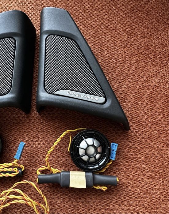 Set Tuitere Twetere Boxa Boxe Inalte Usa Portiera Usi Tweeter Tweetere Sistem Audio Harman Kardon HK Bmw Seria 5 F10 F11 2010-2016 Face-Nonfacelit