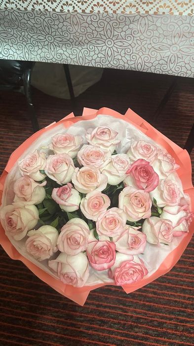 Цветы 24 розовый роза