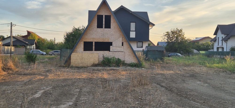 Vand teren 500mp si cabana A-frame in Dragomisesti Deal