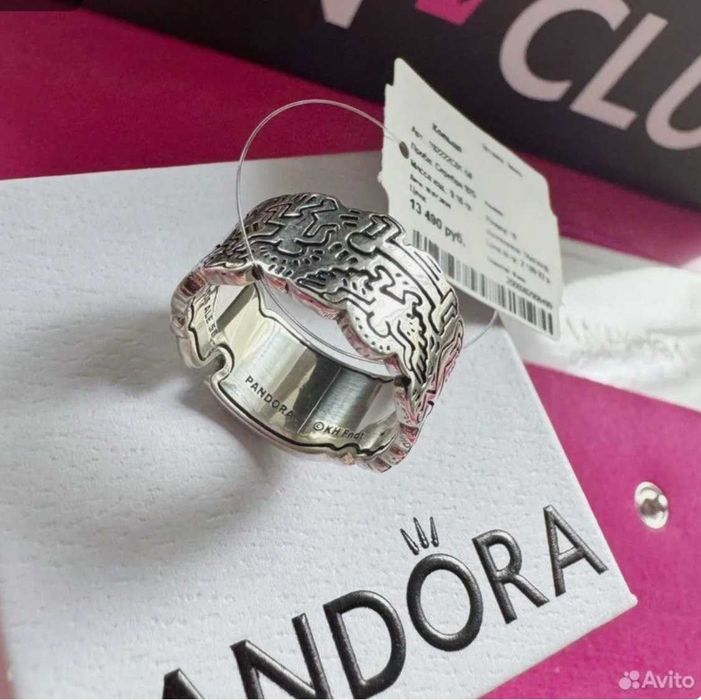 кольцо Pandora размер 19 Original
