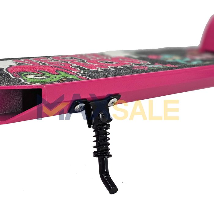 Детска тротинетка сгъваема скутер scooter розова многоцветна триколка