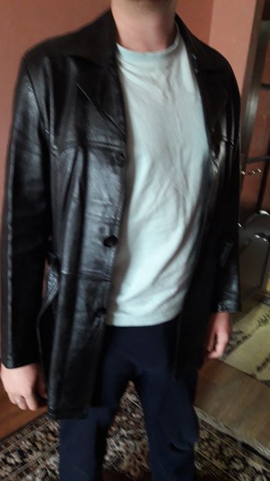 Кожаный пиджак, натуральный