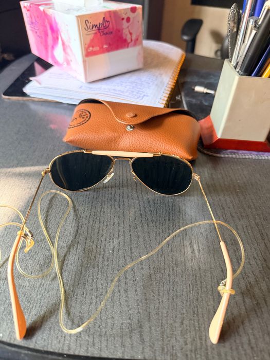Ochelari de soare Ray-Ban Outdoorsman Classic - Arista Gold & Cable Temples