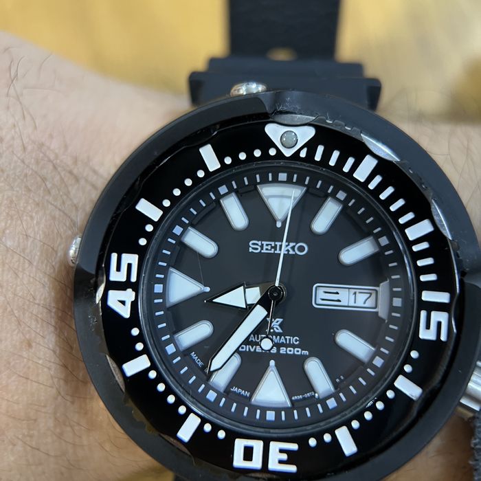 Seiko Prospex SRPA baby Tuna  diver 200m negru