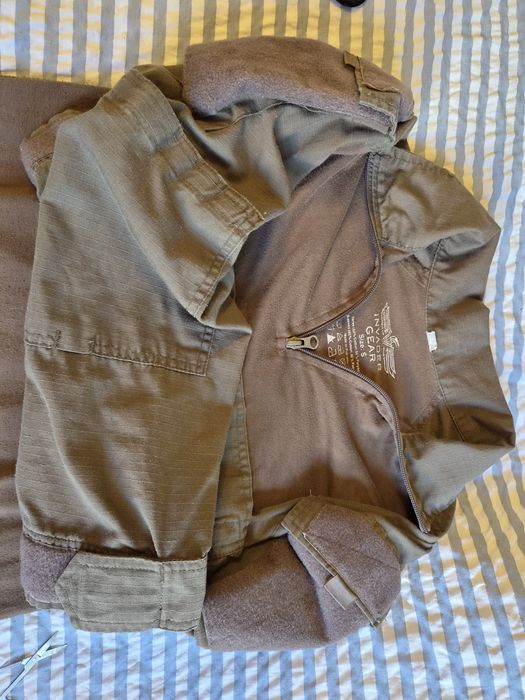 Bluza tactica Invader Gear Combat Shirt Coyote/Brown – marimea S