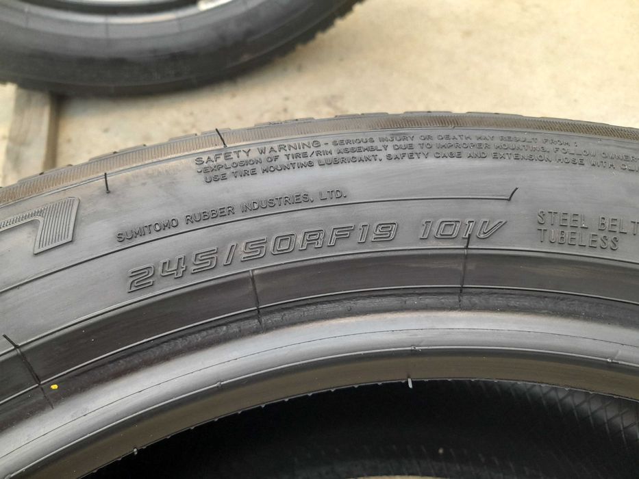 Doua anvelope iarna 245 50 19 falken eurowinter run flat 7,8 mm 2221