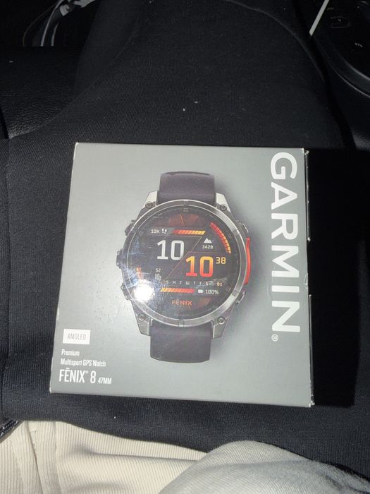 Vând ceas Garmin fēnix 8 – 47mm AMOLED, nou sigilat.