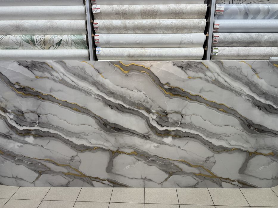 Гибкий мрамор - панель самоклеющаяся