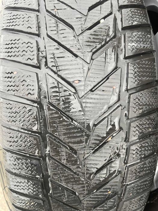 Set jante aliaj R17 Mercedes 5 x 112 cu anvelope de iarna