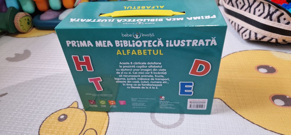 Cutie Bebe Invata Prima mea biblioteca Ilustrata  Alfabetul