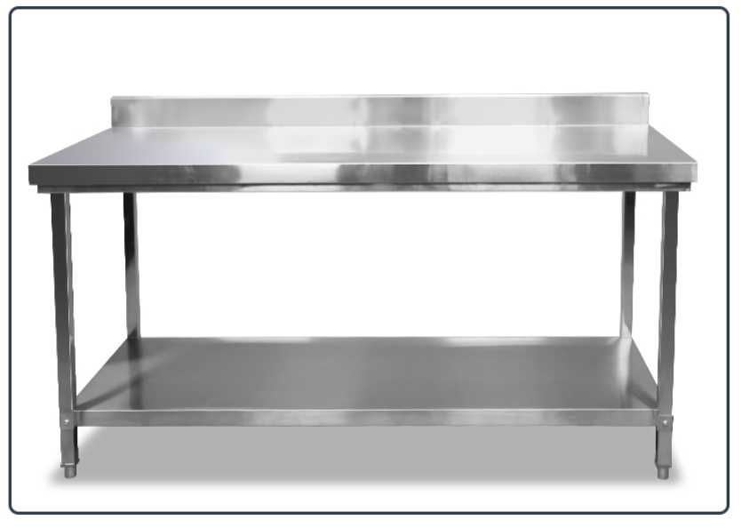 Mese inox,Masa inox cu polita,Masa tip dulap cu usi Transport Gratuit