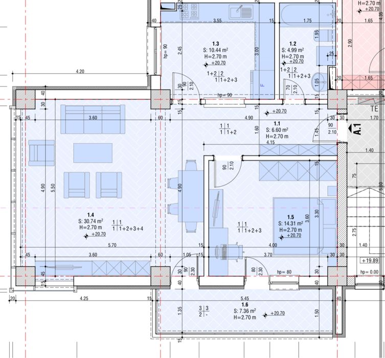 Apartament 2 camere - Morilor 2 - Ultracentral