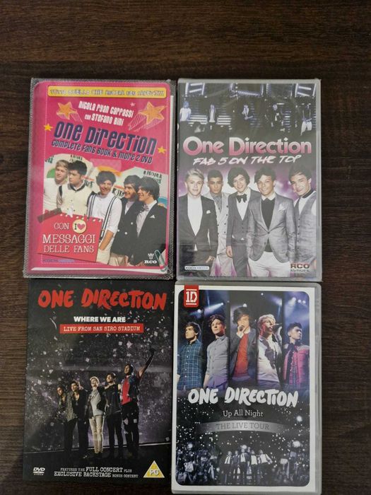 4 albume pe DVD concerte trupa One Direction