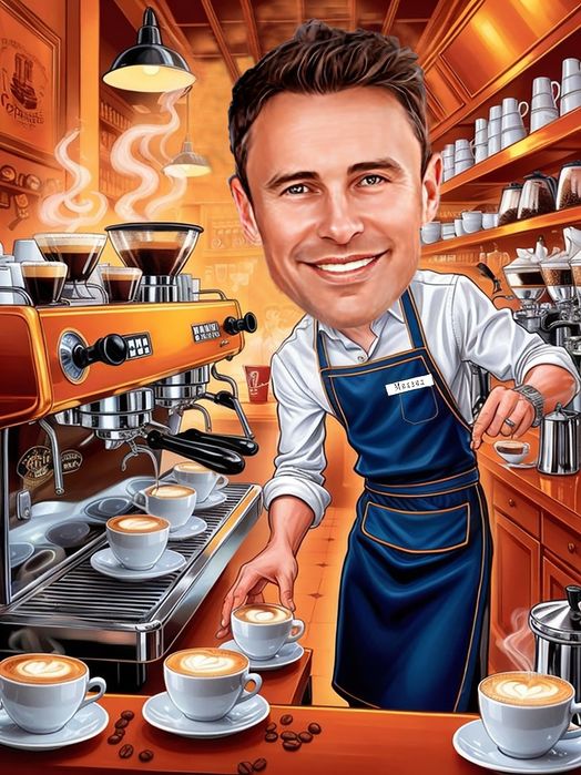 Дигитални карикатури-шарж за имен ден, рожден ден, годишнина и др.