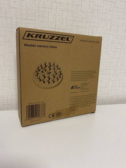 Дървен мемори шах Kruzzel  26251
