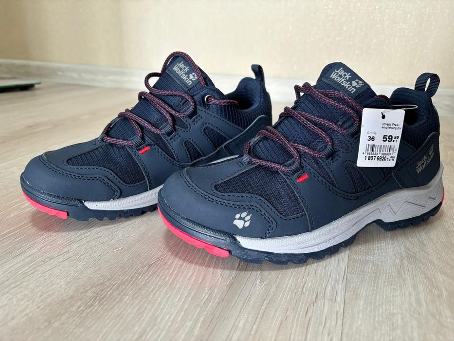 Новые полуботинки JackWolfskin 36р