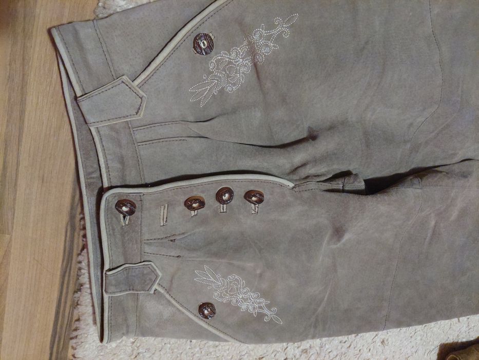 Pantaloni bavarezi de copii,Festival Oktoberfest,piele intoarsa