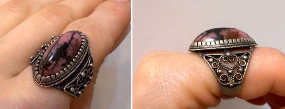Кольцо, серебро 925