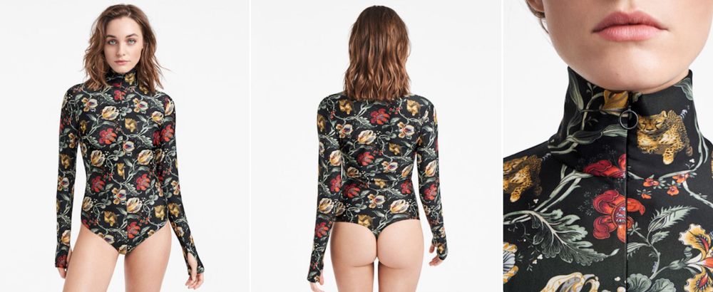 Топ/поло Wolford Jungle string body, M - L, нов