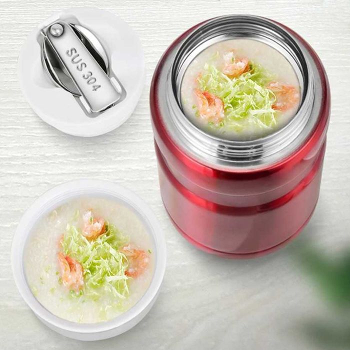 Термо Купа * кутия за храна за училище Без BPA * 6 часа* Стомана 500мл