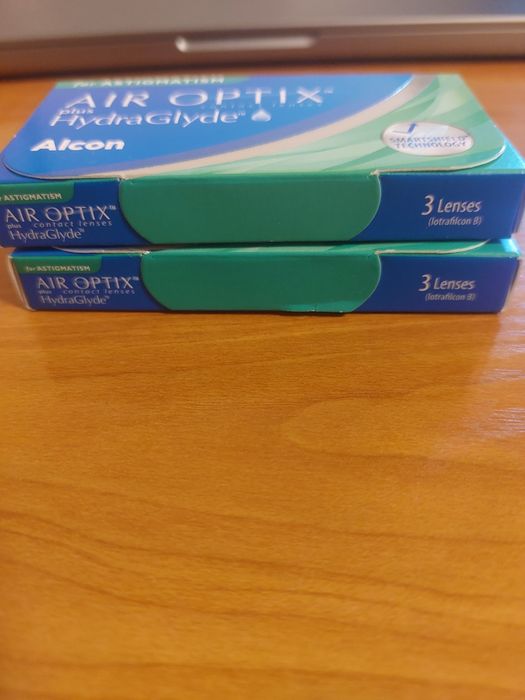 Лещи Алкон AIR OPTIX за астигматизъм  (2 кутии Х 3 лещи)