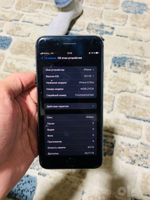Iphone 8 plus 64Gb ideal !