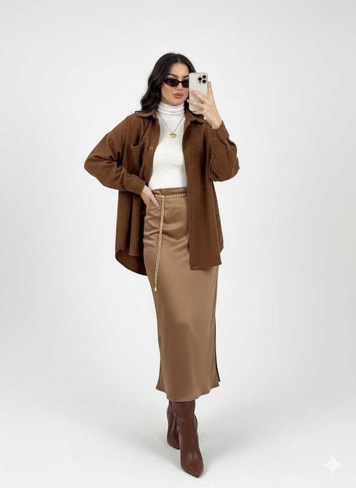 Пола миди, мидакси в стил ZARA, S-L