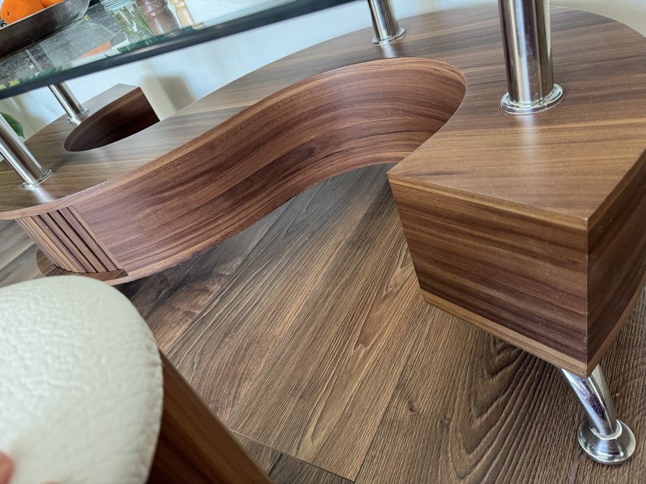 masuta de cafea de lemn