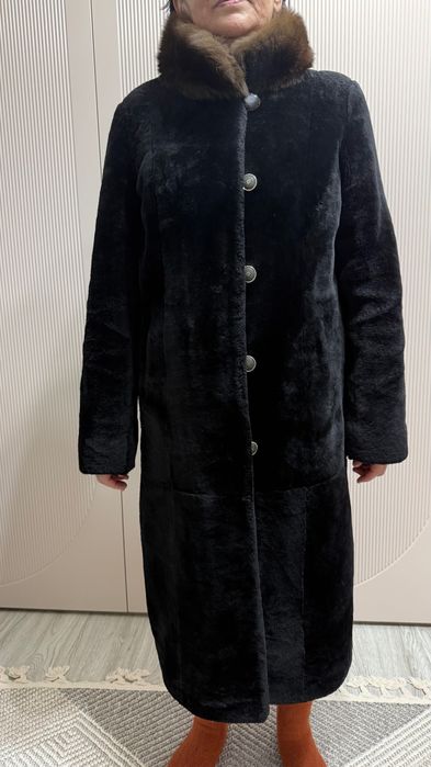 Шуба мутон женская