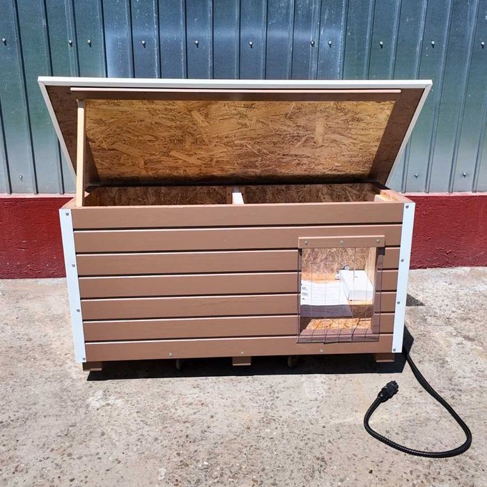 Cusca Caine Dubla Izolata Profile Antiros si Perdea PVC Garantie 2 ani