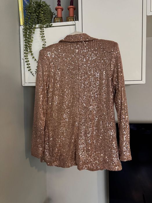 Сако с пайети за повод Fashion nova официално