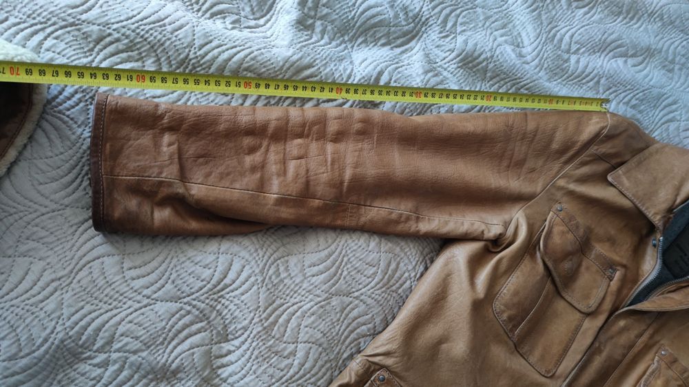 Марково мъжко яке от агнешка кожа Pierre Cardin