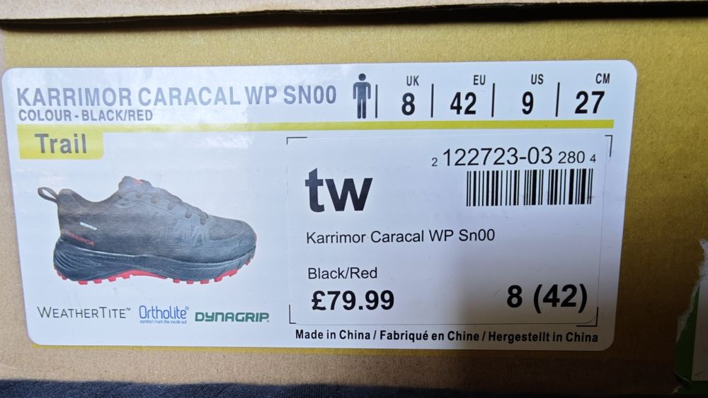 Нови мъжки маратонки Karrimor