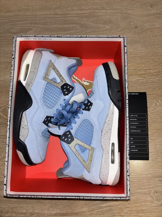 Jordan 4 University Blue, EU 38.5 (US 6) , stare 9.5/10