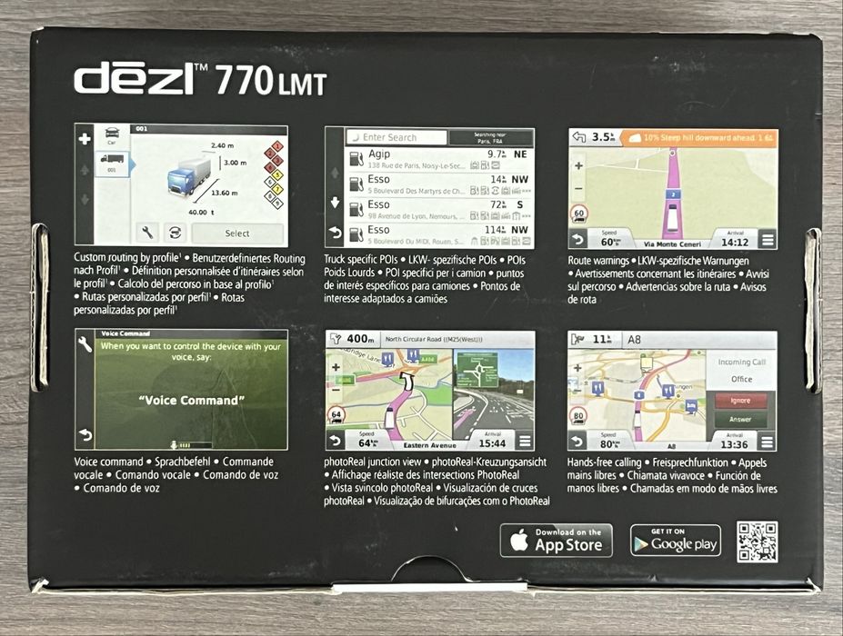Навигация GARMIN  dezl 770LMT