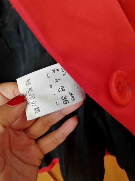 Червено сако , спортно-елегантно сако Betty Barclay , размер L