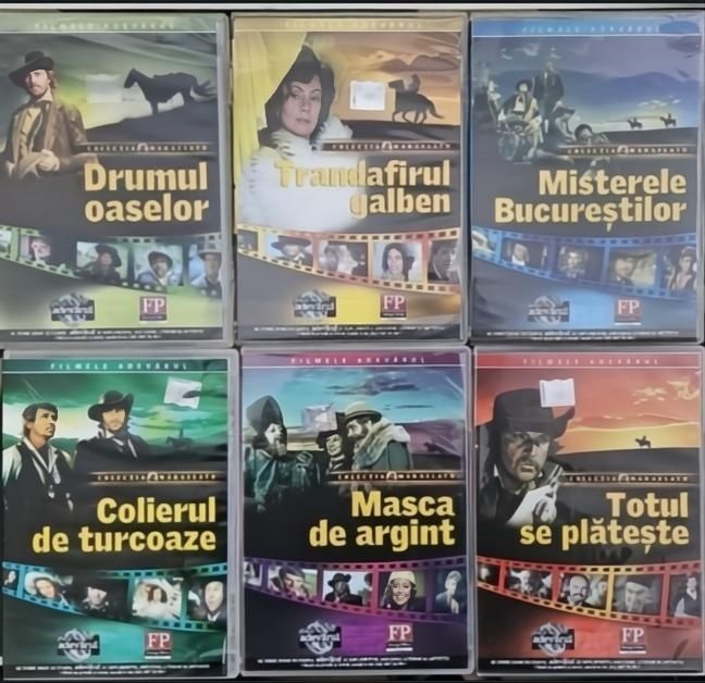 DVD Colecția Mărgelatul Florin Piersic filme romanesti