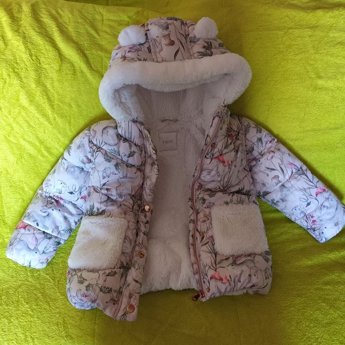 Geaca fas imblanita, fetite Next 2-3 ani
