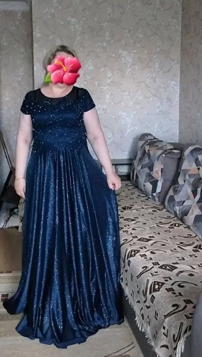 Платье в пол Турция 50-52 размер