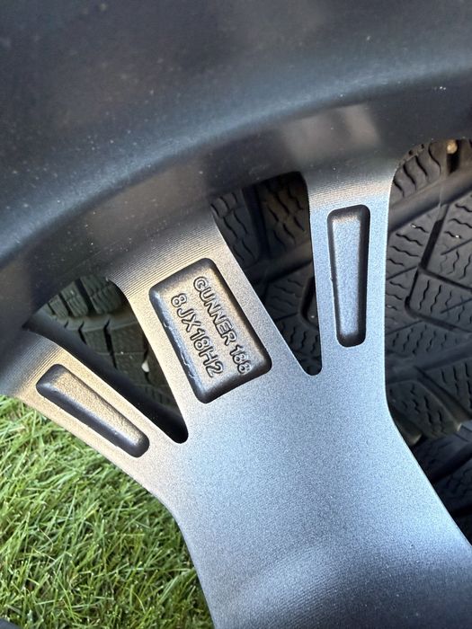 Set roti iarna - jante  cu anvelope 245 40 R18  Audi A5 8jx18 ET25 CB 66.5