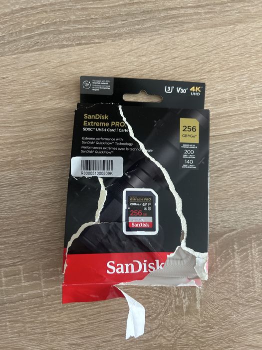 карта память sandisk extreme pro 256 gb