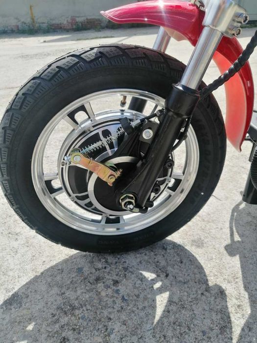 Електрическа Триколка А3 750W/48V/12Ah - RED (с предно предаване)